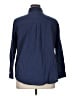 In'Voland Solid Blue Long Sleeve Button-Down Shirt Size 16 - photo 2