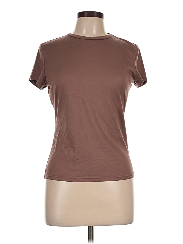 Pre-owned Zeagoo Short Sleeve T-shirt In Brown