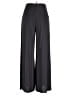 Nic + Zoe Solid Black Dress Pants Size L - photo 2