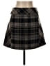 Free People Plaid Brown Formal Skirt Size 4 - photo 1