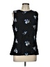 Ann Taylor Black Sleeveless Blouse Size 10 - photo 1