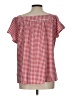 Unbranded Red Short Sleeve Blouse Size L - photo 2