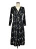 Talbots Chevron-herringbone Black Casual Dress Size 6 - photo 1