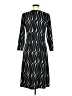 Talbots Chevron-herringbone Black Casual Dress Size 6 - photo 2