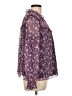 Draper James 100% Polyester Purple Long Sleeve Blouse Size L - photo 4