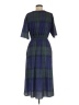 Unbranded 100% Polyester Plaid Blue Casual Dress Size M - photo 2