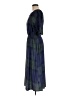 Unbranded 100% Polyester Plaid Blue Casual Dress Size M - photo 5