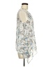 DKNY Jeans 100% Polyester Silver Sleeveless Blouse Size M - photo 4
