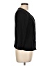 Casual Corner Black 3/4 Sleeve Button-Down Shirt Size L - photo 4