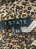 1.State 100% Polyester Animal Print Brown Casual Dress Size 2X - photo 7