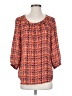 Banana Republic 100% Polyester Orange 3/4 Sleeve Blouse Size XS - photo 1