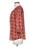 Banana Republic 100% Polyester Orange 3/4 Sleeve Blouse Size XS - photo 5