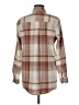 Eddie Bauer Plaid Maroon Brown Long Sleeve Button-Down Shirt Size M - photo 2