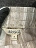 Briggs Stripes Silver Casual Pants Size M - photo 7