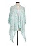Lookbook Store Teal Kimono Size 10 - photo 1