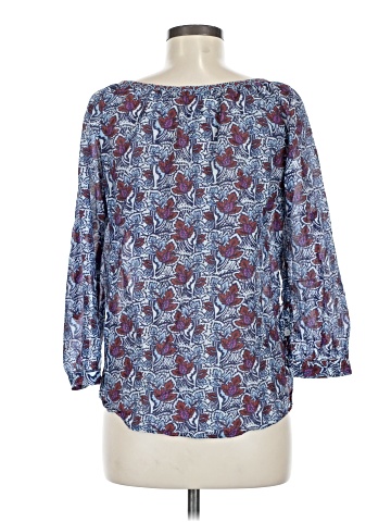 Velvet 3/4 Sleeve Blouse (view 2)