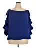 Catherine Malandrino 100% Polyester Blue 3/4 Sleeve Blouse Size 2X - photo 1