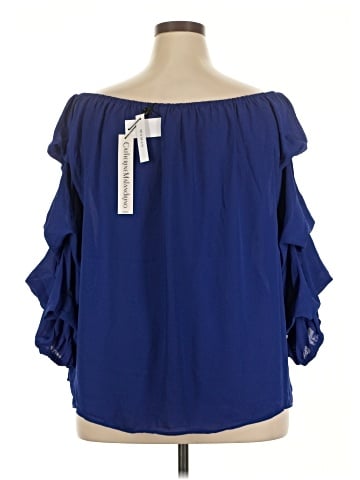Catherine Malandrino 3/4 Sleeve Blouse (view 2)