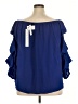 Catherine Malandrino 100% Polyester Blue 3/4 Sleeve Blouse Size 2X - photo 2
