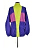 Saucony 100% Polyester Color Block Purple Windbreaker Size M - photo 2