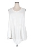Ellos 100% Rayon White Casual Dress Size 2X - photo 1