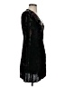 Zara Floral Black Cocktail Dress Size S - photo 4