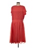 Mikarose 100% Polyester Orange Casual Dress Size 2 - photo 2