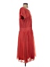 Mikarose 100% Polyester Orange Casual Dress Size 2 - photo 4