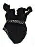 ASOS Houndstooth Black One Piece Swimsuit Size 36DD/E - photo 2
