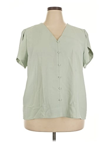 Fashion Short Sleeve Blouse (view 1)
