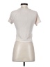 American Eagle Outfitters Ivory Short Sleeve Turtleneck Size S - photo 2