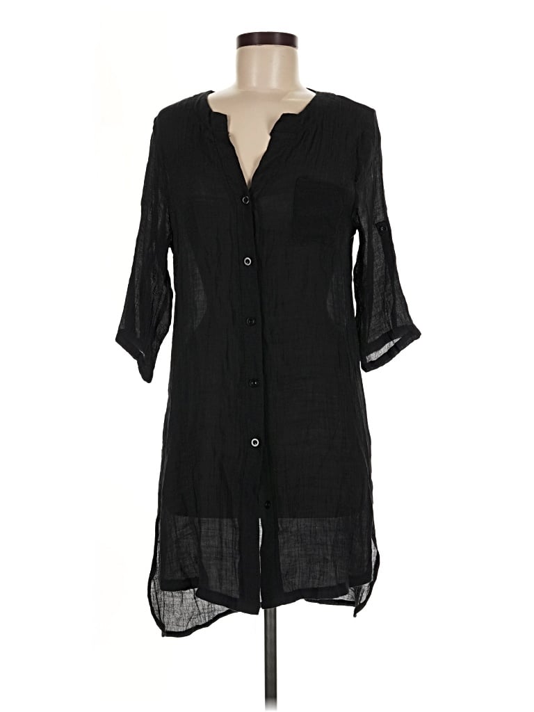 Pre-owned Ekouaer Casual Dress In Black