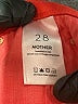 Mother Color Block Red Jeans Size 28 waist - photo 8