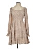 Altar'd State 100% Rayon Stars Tan Cocktail Dress Size XS - photo 1