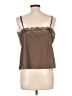 Gap 100% Polyester Brown Tank Top Size L (tall) - photo 2