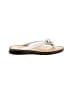 Bass Silver Flip Flops Size 8 1/2 - photo 1