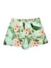 Ted Baker London 100% Polyester Floral Green Shorts Size 2 (0) - photo 2