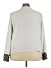 Unbranded Polka Dots Gray Long Sleeve Blouse Size 5XL - photo 2