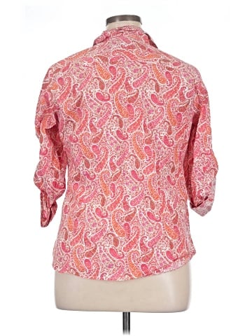 Tommy Hilfiger 3/4 Sleeve Button-Down Shirt (view 2)
