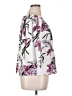 Jennifer Lopez 100% Polyester Floral White 3/4 Sleeve Blouse Size XL - photo 4