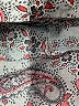 Unbranded Paisley Blue Sleeveless Button-Down Shirt Size M - photo 8
