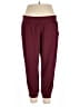 Quacker Factory Solid Burgundy Active Pants Size XL - photo 1