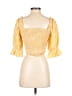 Vestique Yellow 3/4 Sleeve Blouse Size S - photo 2