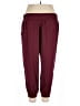 Quacker Factory Solid Burgundy Active Pants Size XL - photo 2