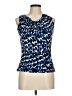 Calvin Klein Blue Sleeveless Blouse Size M (petite) - photo 1