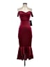 Lulus Burgundy Cocktail Dress Size XS - photo 1
