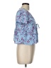 Unbranded 100% Rayon Blue Short Sleeve Blouse Size L - photo 4
