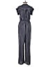 Monteau Stripes Blue Jumpsuit Size S - photo 2