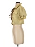 Shein Yellow Short Sleeve Blouse Size 4 - photo 5
