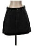 She + Sky 100% Cotton Solid Black Denim Skirt Size S - photo 1